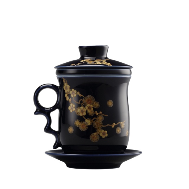 茶水分离茶杯，演绎茶道文化